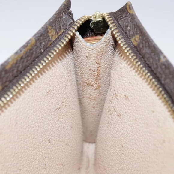 LOUIS VUITTON Monogram Bucket PM Accessory Pouch LV Auth th5367 - Picture 6 of 16